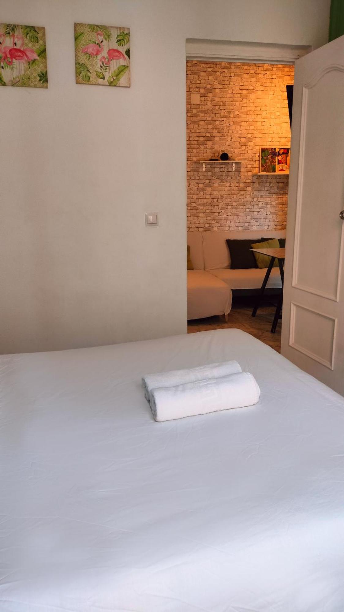 Apartamento En Sevilla Centro Con Vistas A La Plaza Alameda De Hercules - Hasta 7 Personas Sevilha Exterior foto